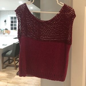 Hand-knit sweater